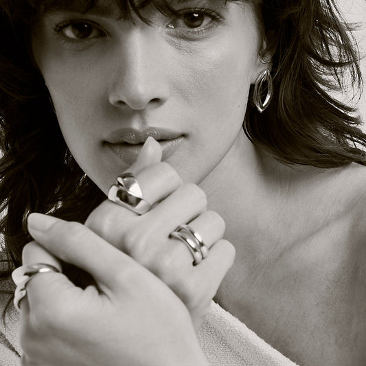 Anillo Aurora Plateado