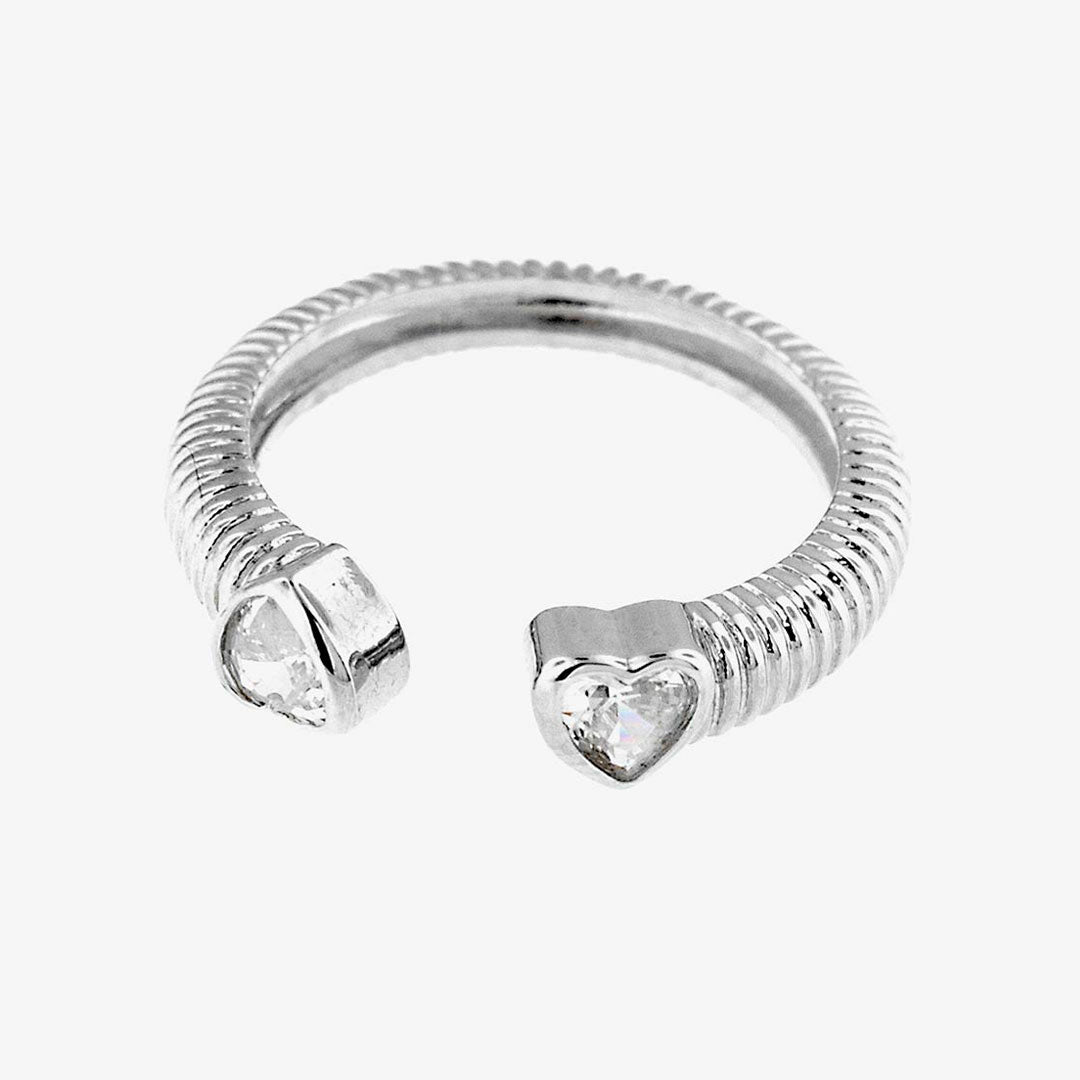 Anillo Double heart