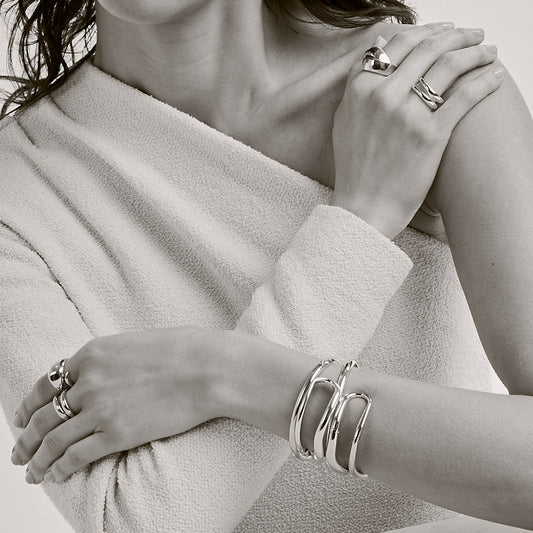 Anillo Sienna bicolor