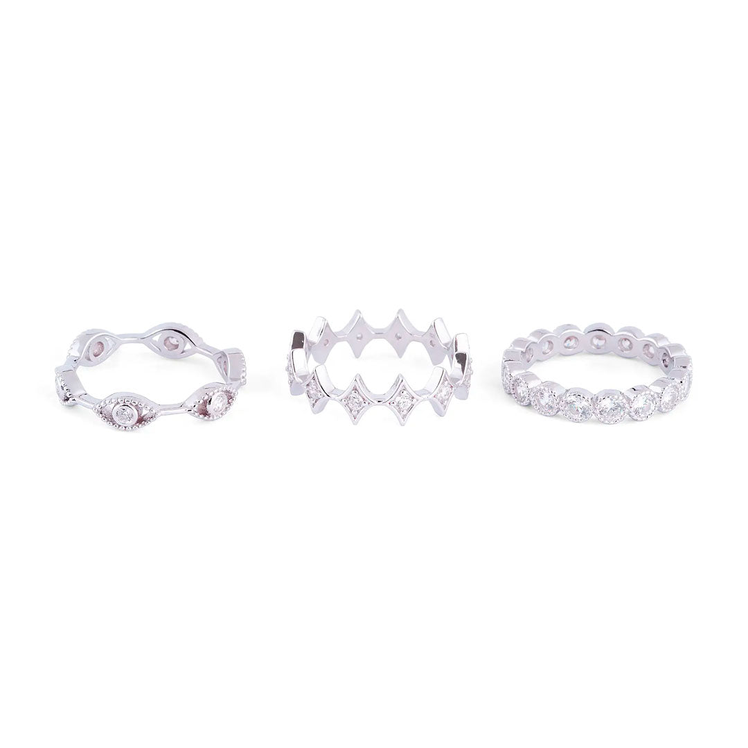 Anillo Trio Silver Band