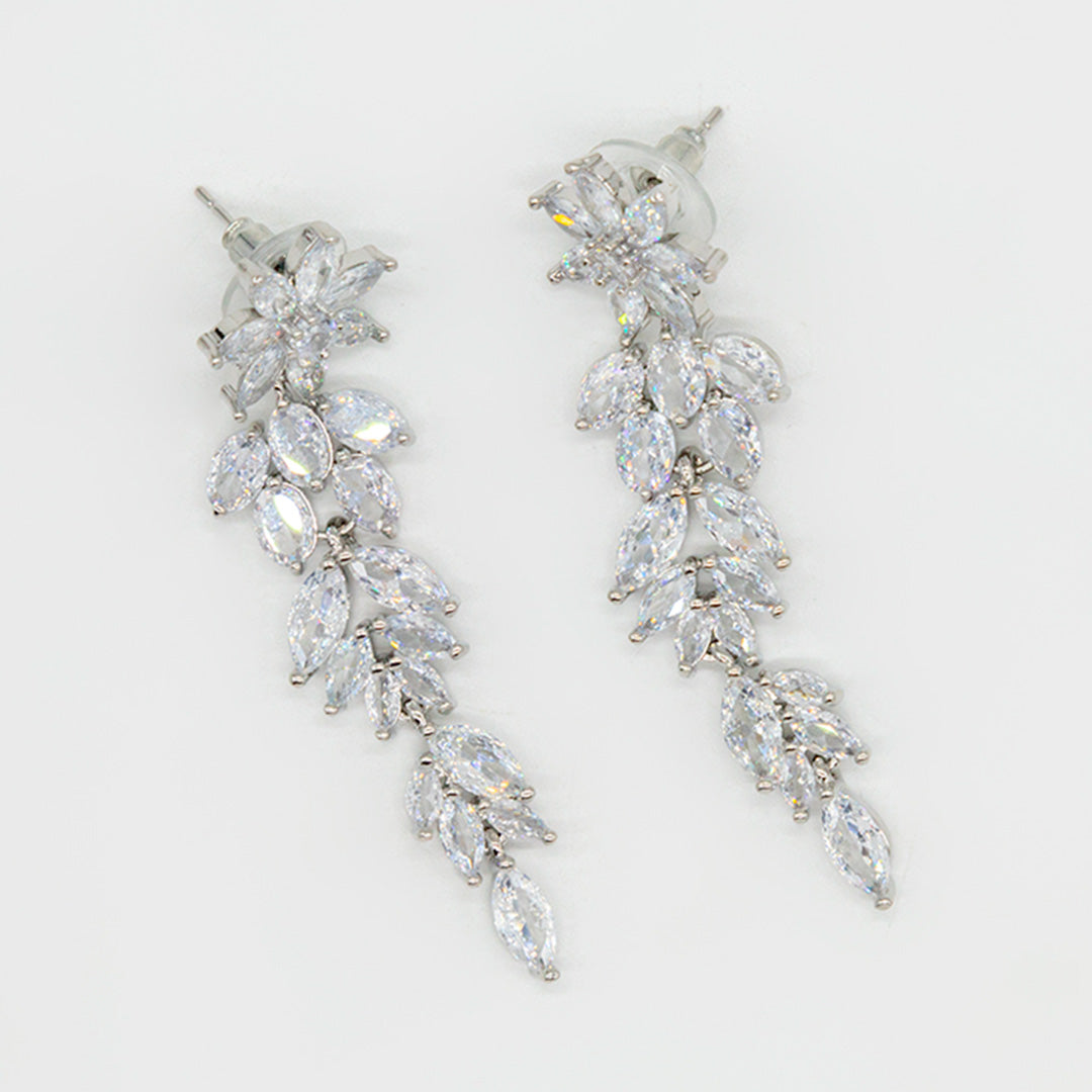 Aretes Aura plateados