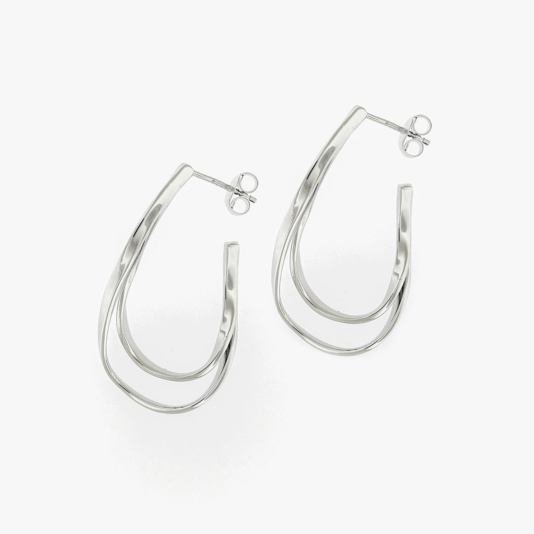 Aretes Double hoops