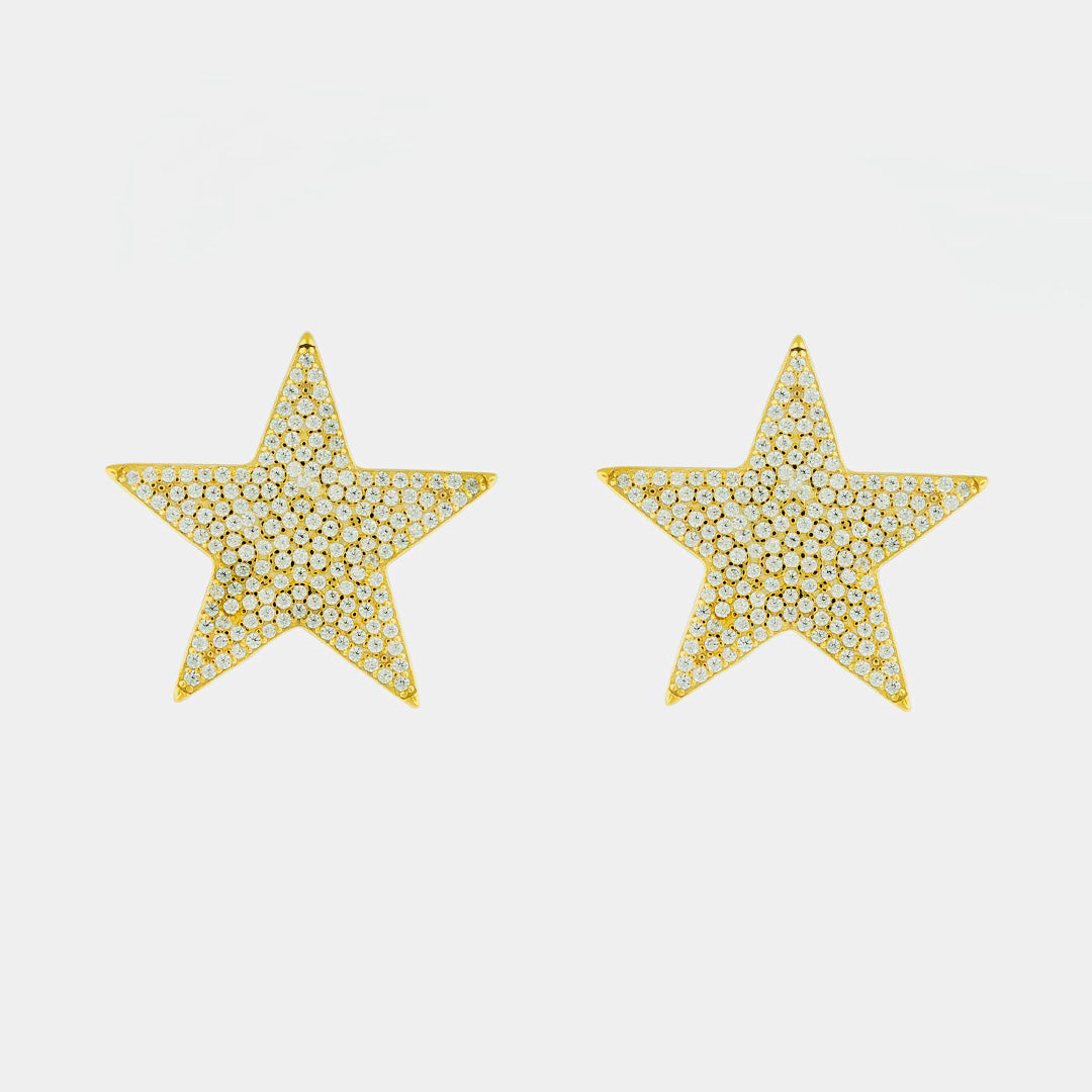 Aretes gold Tiny Stars