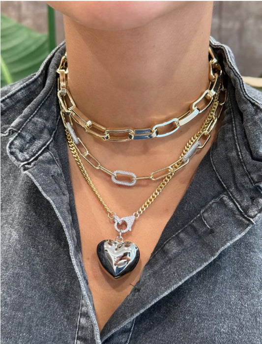 Cadena Dorada Bold Clasp Cuban Chain