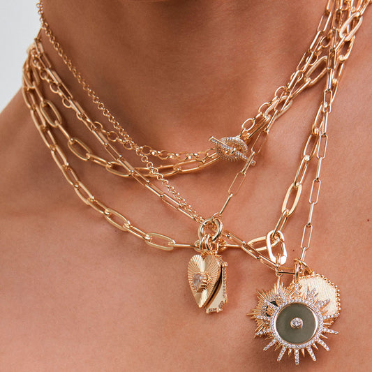 Cadena Solsticio plateada