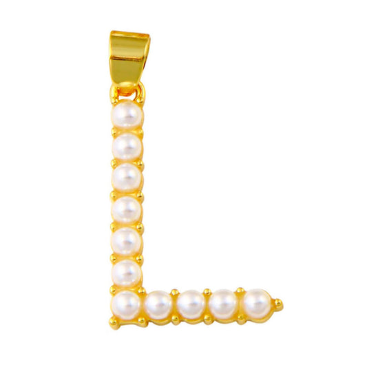 Dije Perla Inicial Letra