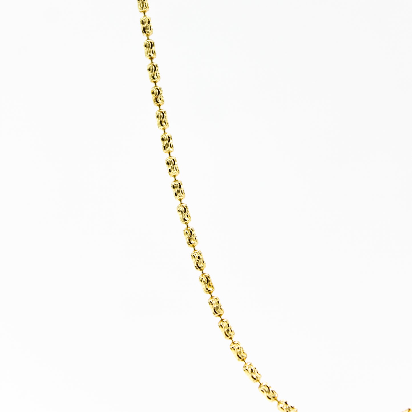 Cadena Dorada Oval Dots