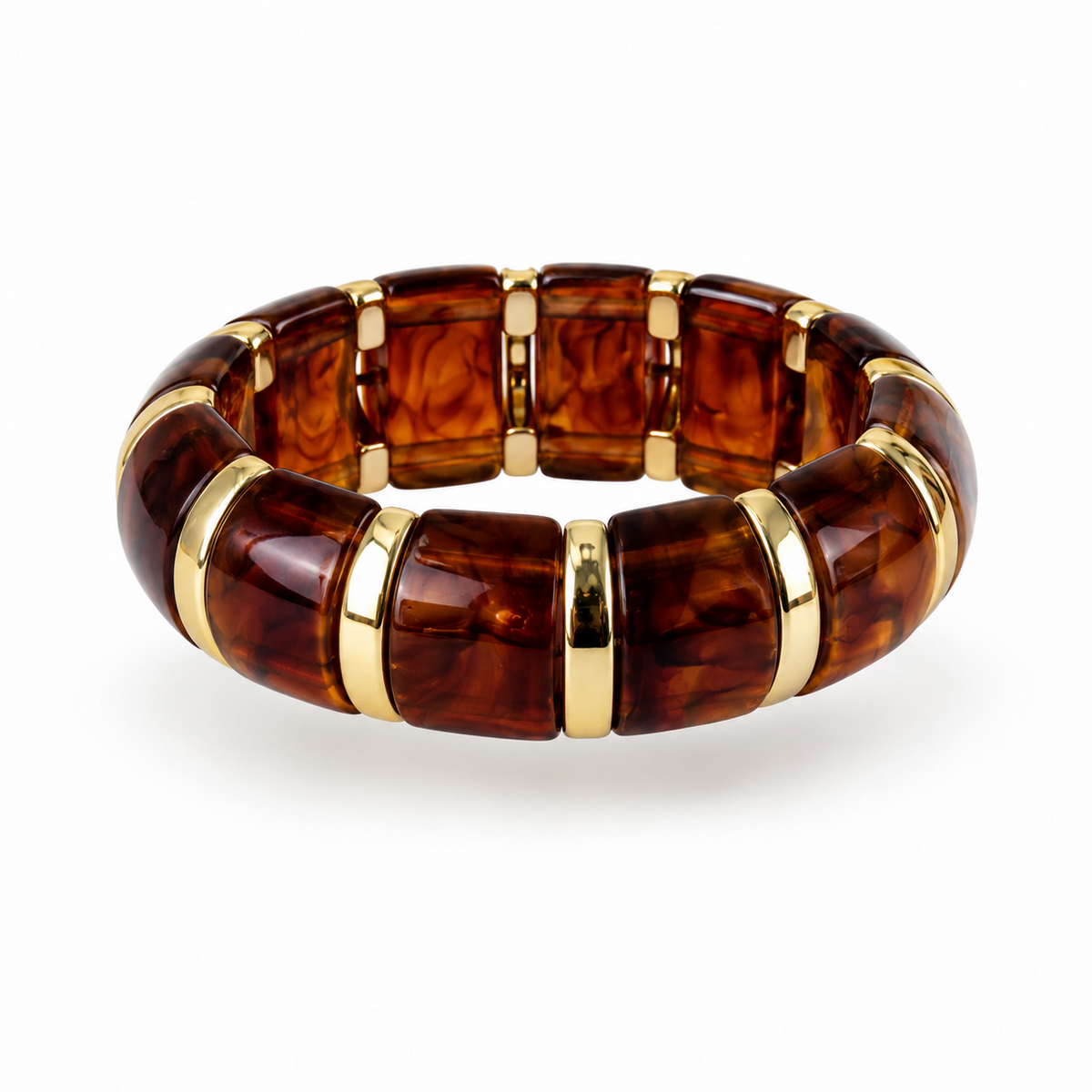 Pulsera Verano Multicolor |Brazalete elástico en Resina