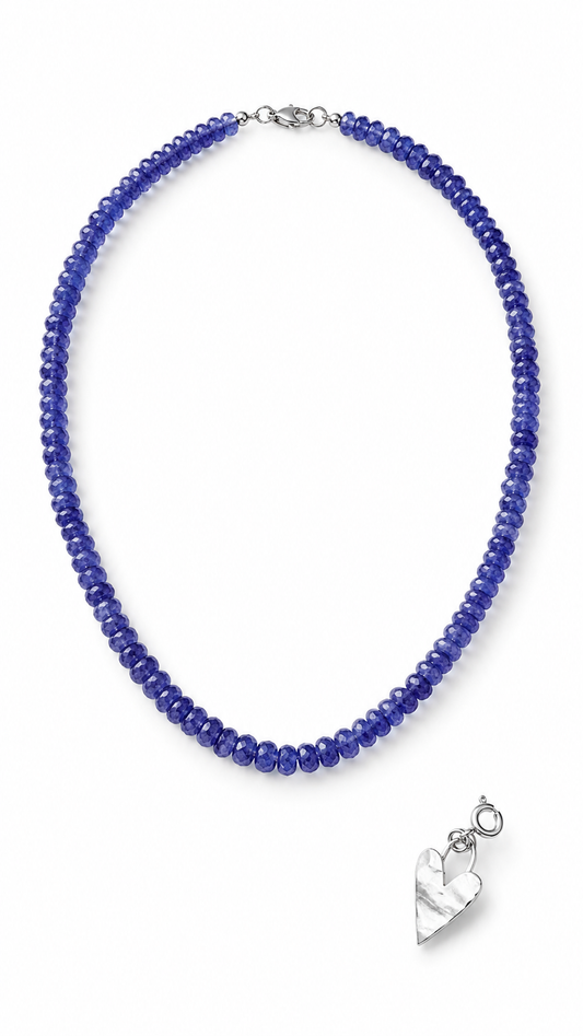 Collar Liria Amatista |Piedra Natural Violeta