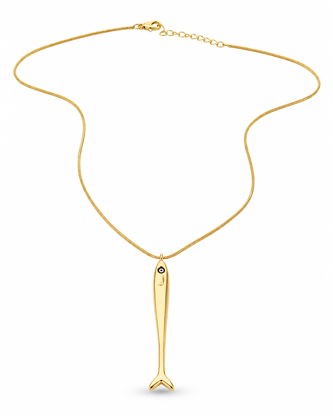 Cadena Dorada Ocean con dije de pez