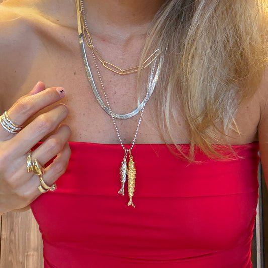 Dije Pez Articulado Grande