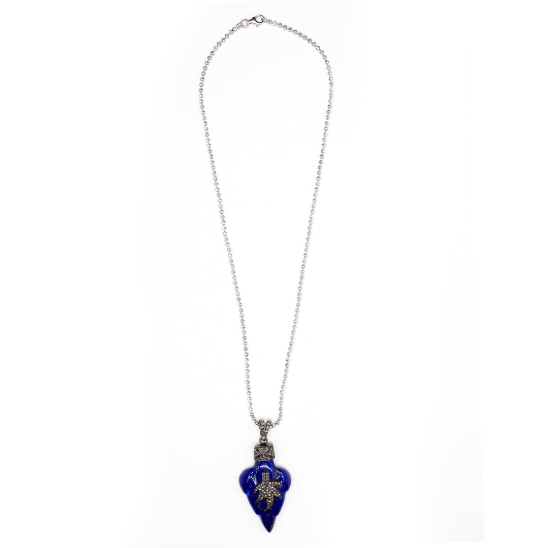 Cadena Hoja Lapislazuli