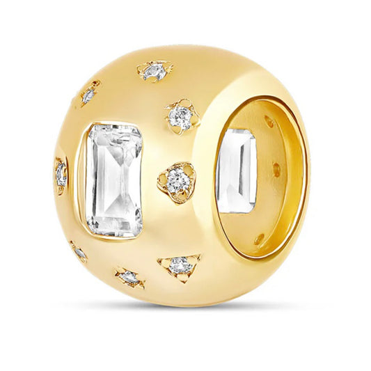 Dije Center Stone Spacer Charm