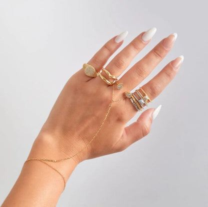 Anillo Pave Pinky