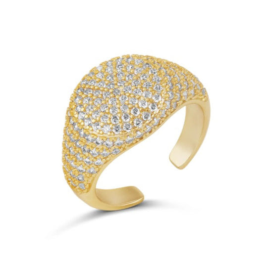 Anillo Pave Pinky