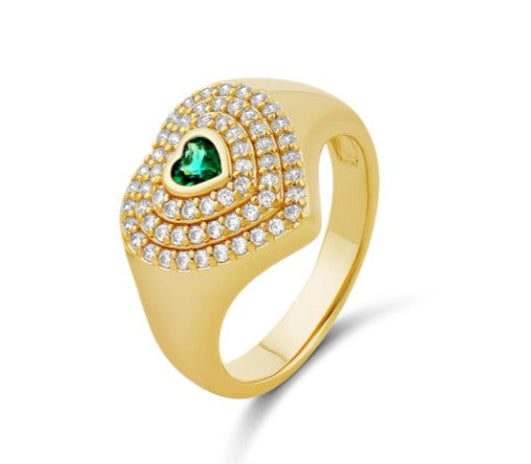 Anillo Aura Heart Signet