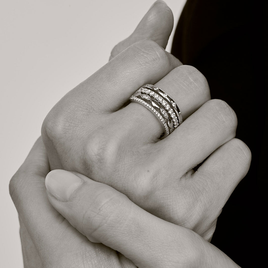 Anillo Albor Plateado