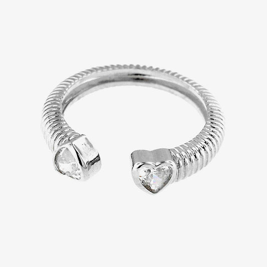 Anillo Double heart