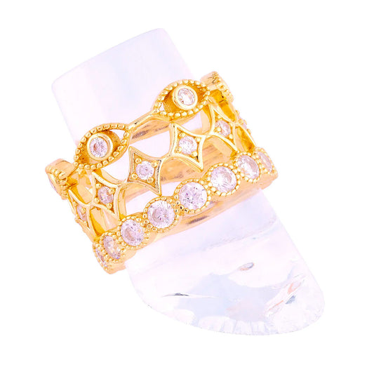 Anillo Trío Gold Band