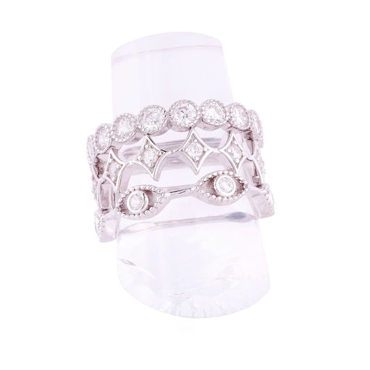 Anillo Trio Silver Band