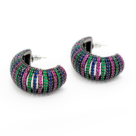 Aretes Atardecer negros