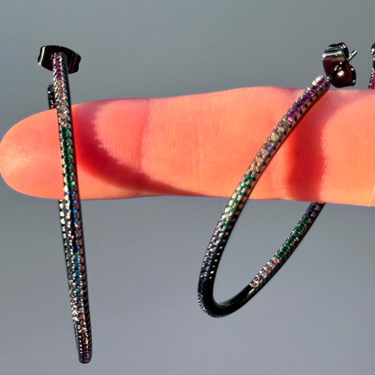 Aretes Black Flare