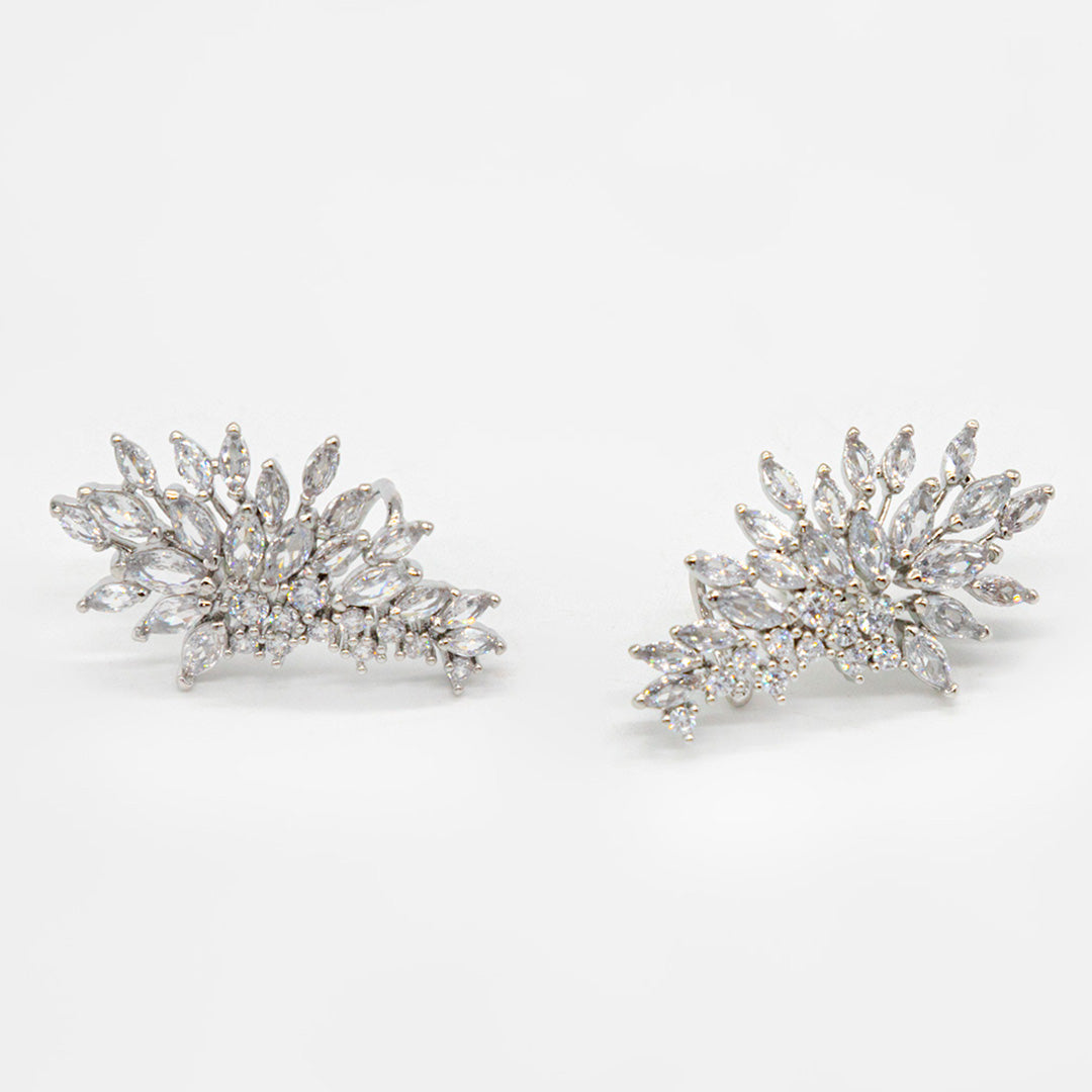 Aretes Cenit plateados