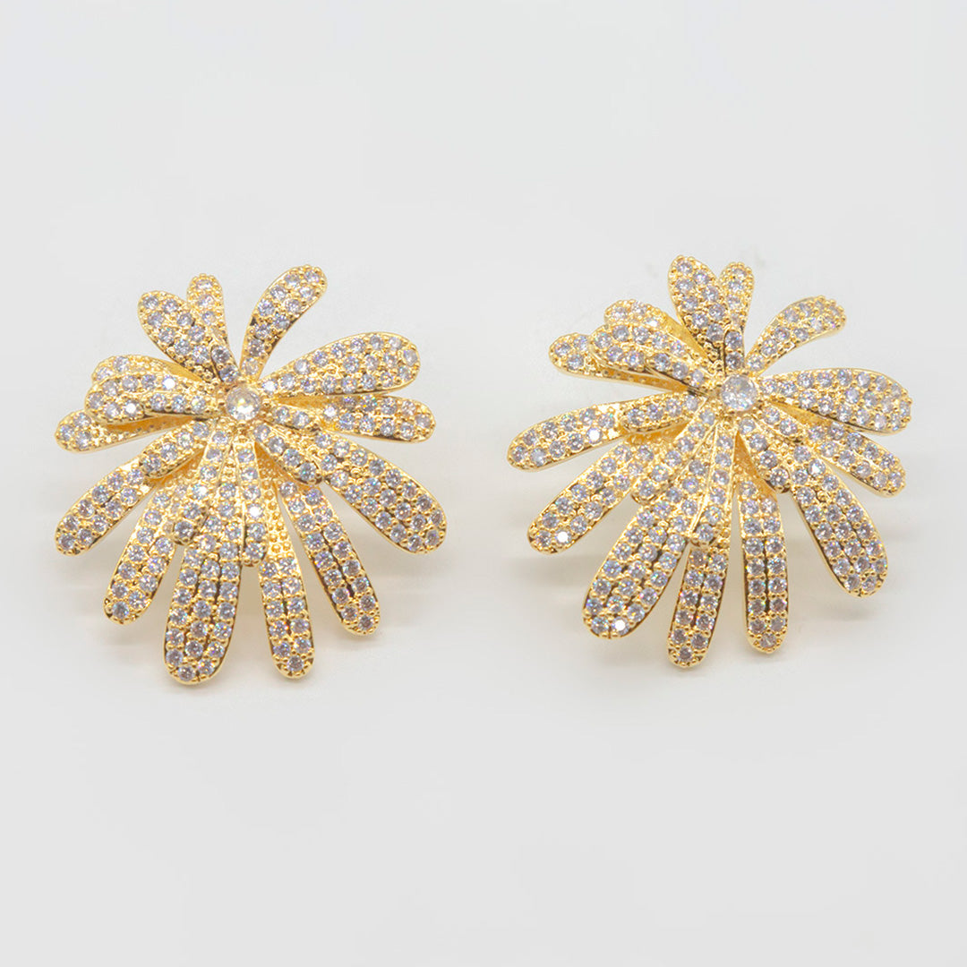 Aretes Destello dorados