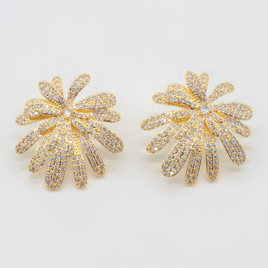 Aretes Destello dorados
