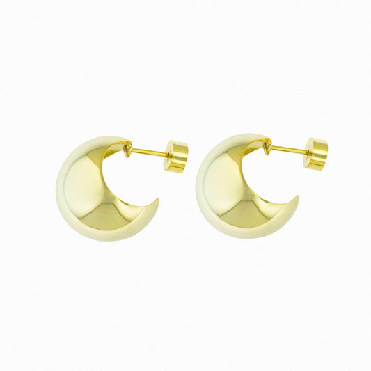 Aretes Golden Bold Hoops