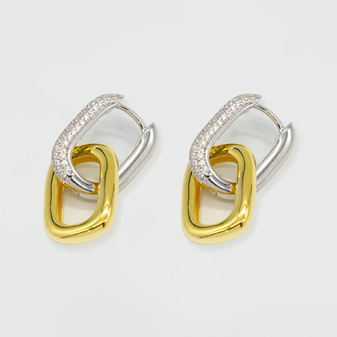 Aretes Lumbre Bicolor