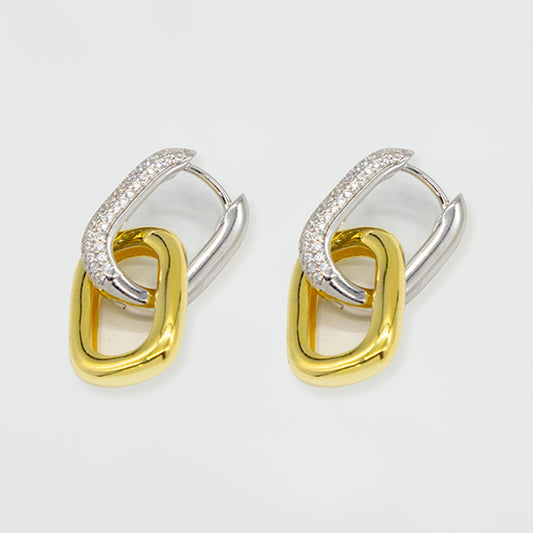 Aretes Lumbre Bicolor