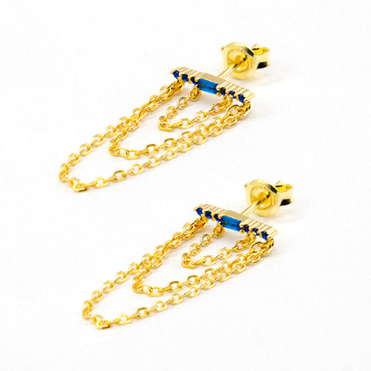 Aretes Penumbra dorado