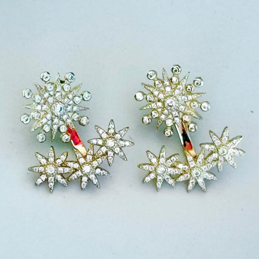 Aretes Plateados Eclipe