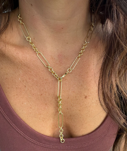 Cadena Link Lobster Lariat