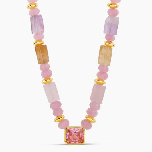 Collar Candy Pinky Crush Stone