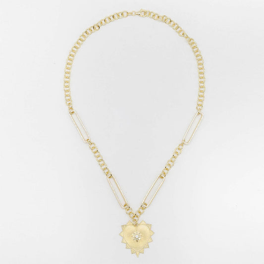 Cadena dorada Bold Heart