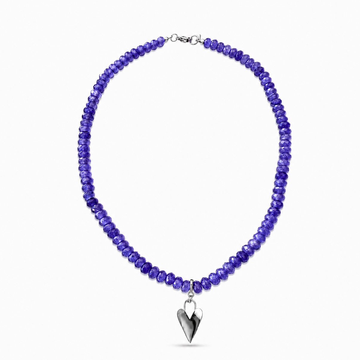 Collar Liria Amatista |Piedra Natural Violeta