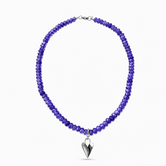 Collar Liria Amatista |Piedra Natural Violeta