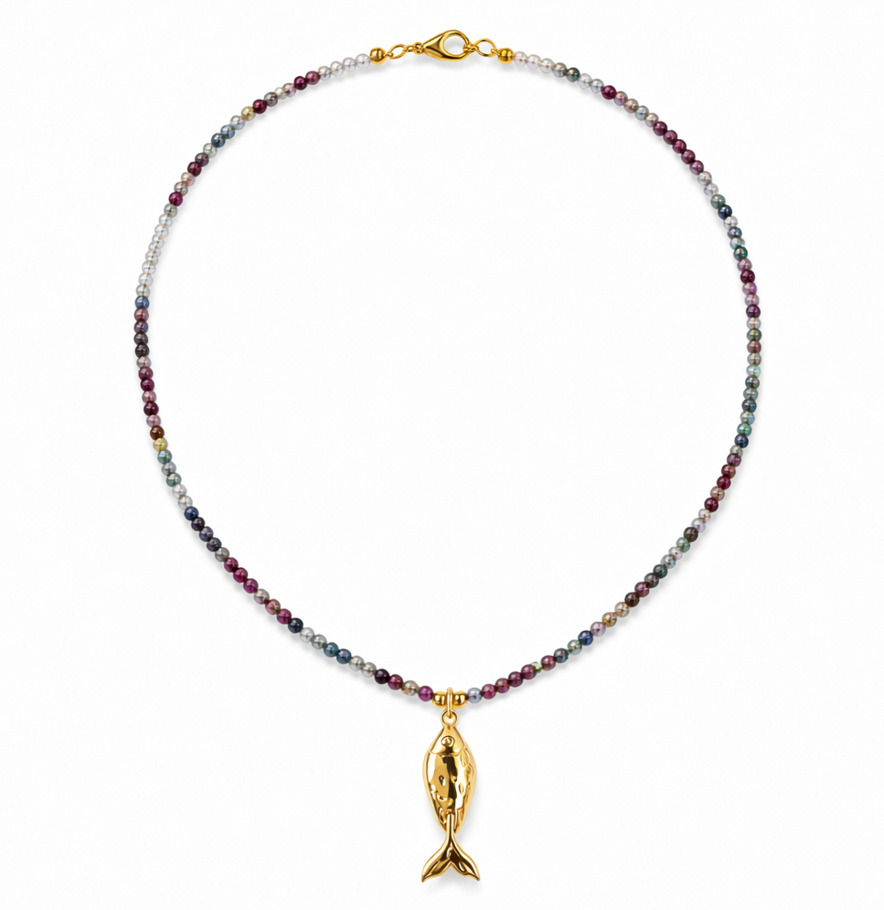 Collar Marea Pez Dorado