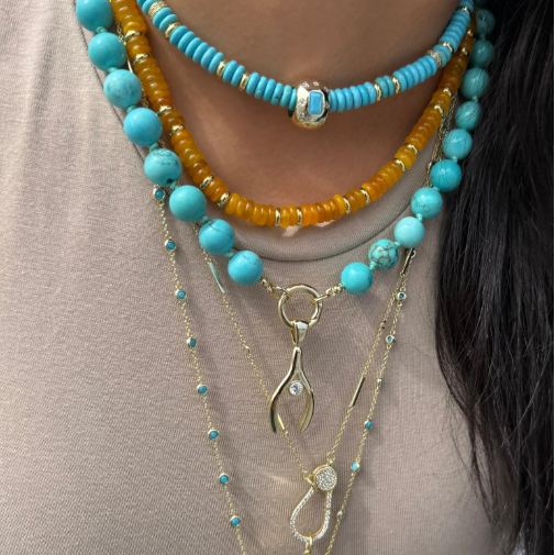 Dije Golden Wishbone