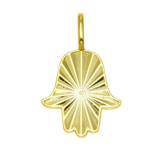 Dije Fluted Hamsa