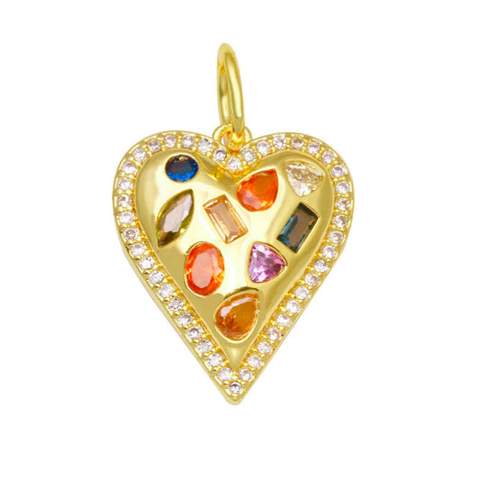 Dije Multicolor Stone