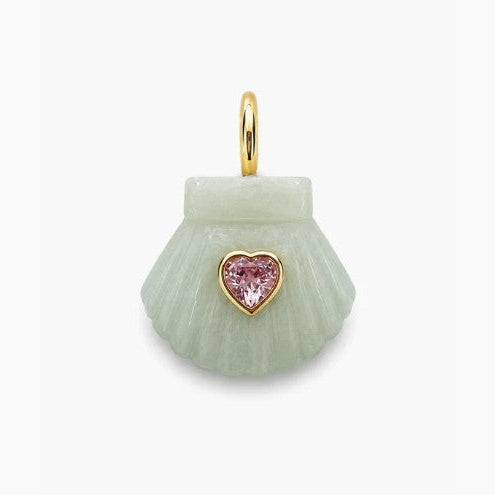 Dije Coastal Stoned Shell Charm | Piedra Natural