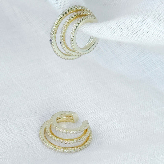 Earcuff Dorados Semi Aura