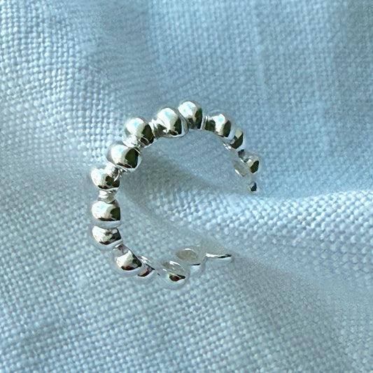 Earcuff Rayo plateado