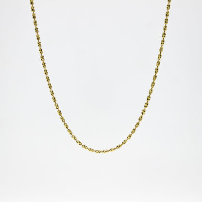 Cadena Dorada Oval Dots