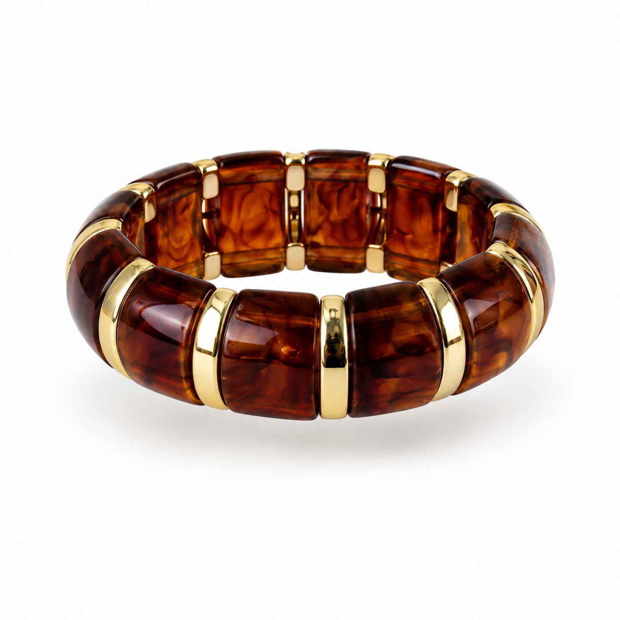 Pulsera Verano Multicolor |Brazalete elástico en Resina