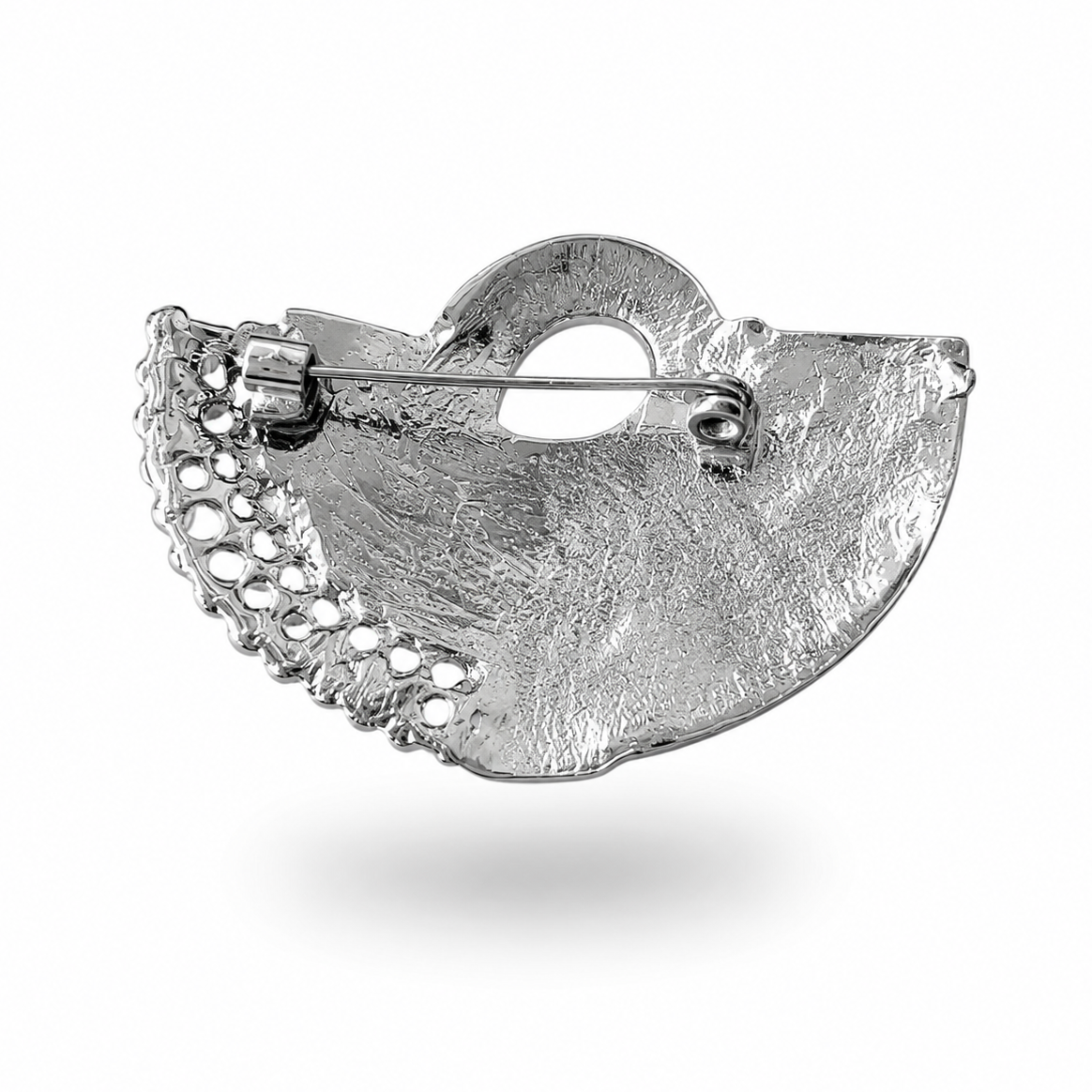 Broche Plateado Flare
