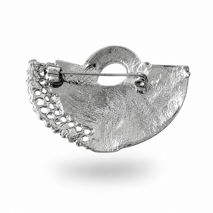 Broche Plateado Flare